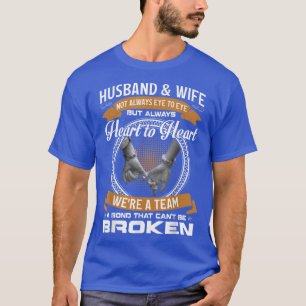 T-shirt Mari Et Femme Pas Toujours Oeil À Oeil Mais Coeur