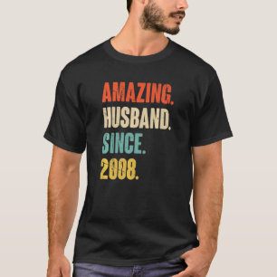 T-shirt Mari Extraordinaire depuis 2008 14 Anniversaire Ma