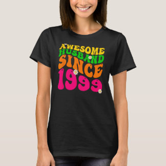 T-shirt Mari génial depuis 1999 Mariage Anniversaire Gro