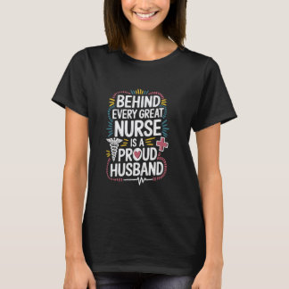 T-shirt Mari infirmier et conception de mari infirmier pou