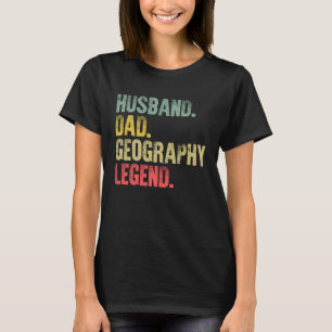 T-shirt Mari légendaire de géographie rétro Vintage