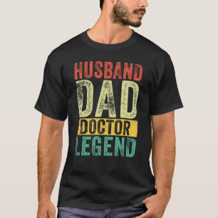T-shirt Mari Légende De Médecin Papa Poisson Fête Des Père