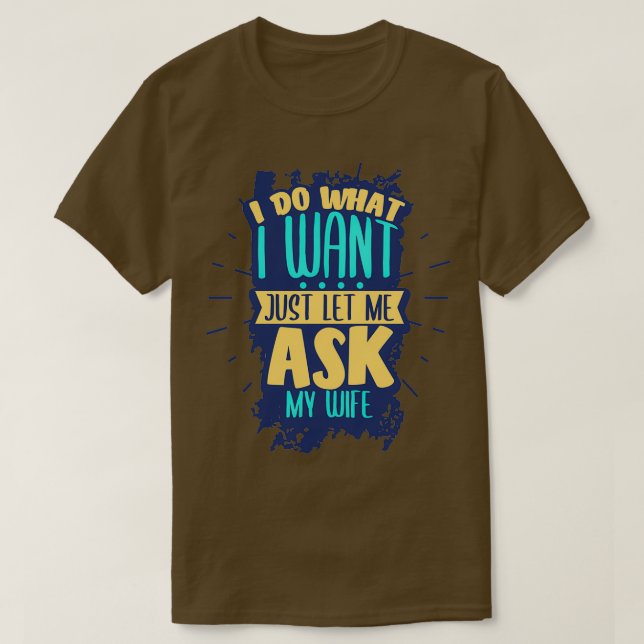 T-shirt Mari marié et femme (Design devant)