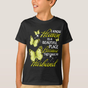 T-shirt Mari Mon Ange en mémoire du Mari Au Ciel h