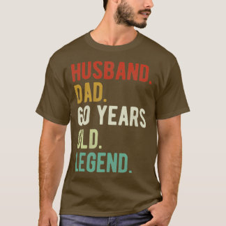 T-shirt Mari papa 60e anniversaire Cadeau 60 ans Père
