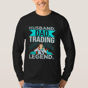 T-shirt Mari Papa Trading Légende Stock Forex Crypto