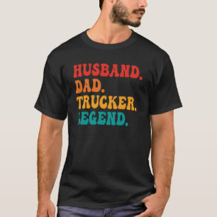 T-shirt Mari Papa Trucker Légende Mari Hommes Papa Truckin