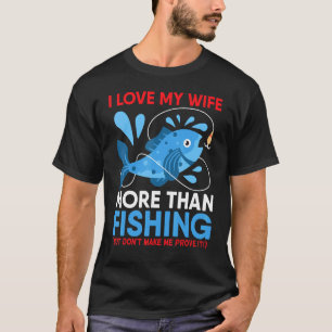 T-shirt Mari Pêcheur Drôle Mignon Saint-Valentin
