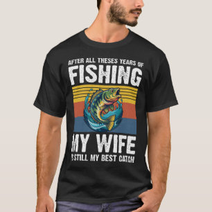 T-shirt Mari Pêcheur Ma Femme Est Toujours Ma Meilleure Pr
