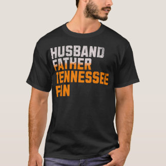 T-shirt Mari Père Fan du Tennessee Fête des Pères