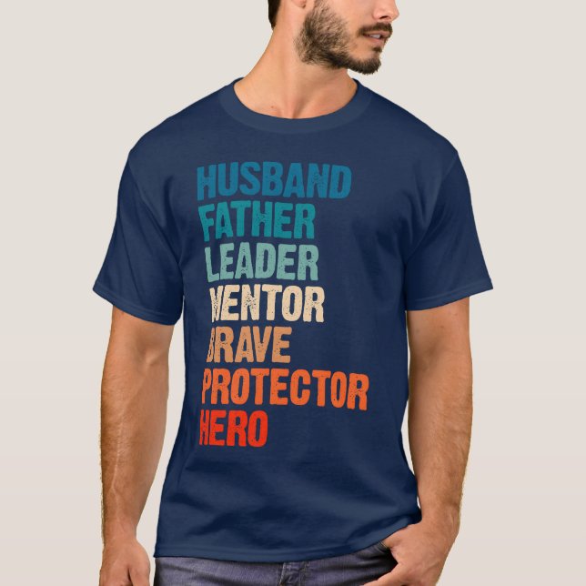 T-shirt Mari père fille fête des pères (Devant)