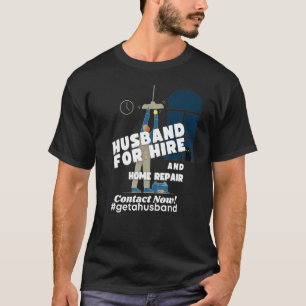T-shirt Mari Pour L'Embauche Réparation Domestique