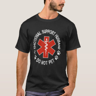T-shirt Mari Support Émotionnel Ne Pas Caresser