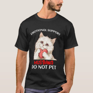 T-shirt Mari Supportif Mari Hommes Ne Caressez Pas Drôle D