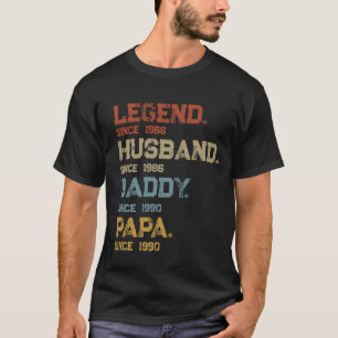 T-shirt Mari vintage légende Papa Papa Papa depuis Persona