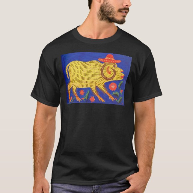 T-shirt Maria Prymachenko This Ukrainian Ram Did Not Gathe (Devant)
