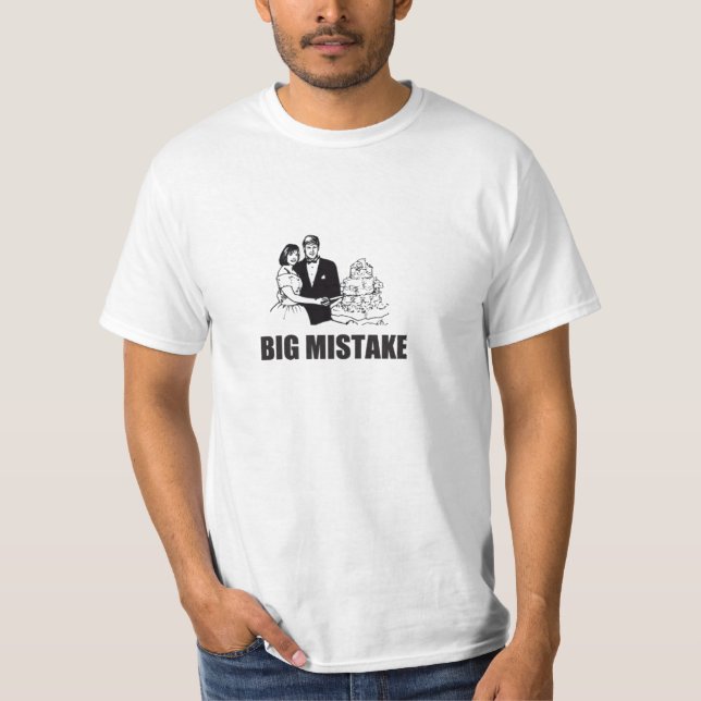 T-shirt Mariage à grande erreur (Devant)