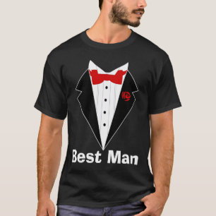 T-shirt mariage amusant, marié, meilleur homme, gr