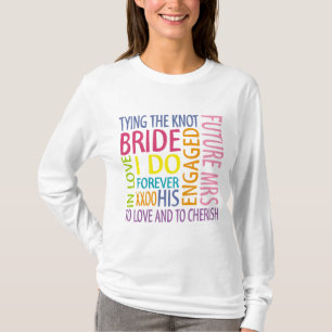 T-shirt Mariage Bride Sentiments