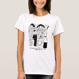 T-shirt Mariage - Bridegroom Practical Joke Cartoon