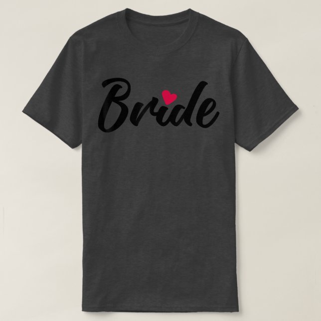T-shirt Mariage Coeur Mignonne Fête De Mariage Et Bachelor (Design devant)