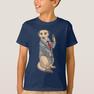 T-shirt Mariage de bague Mariage de Meerkat Groom