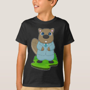 T-shirt Mariage de costume de chambre Beaver