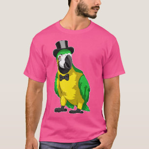 T-shirt Mariage de cylindrée de la chambre de perroquet
