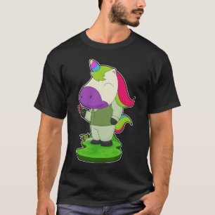 T-shirt Mariage de la fleur de la pièce Unicorn