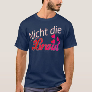 T-shirt Mariage de la mariée enterrement de vie de garçon 