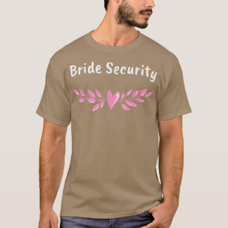 T-shirt Mariage de la sécurité de la mariée Entourage peti