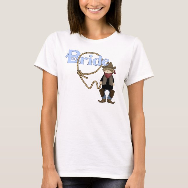 T-shirt Mariage de l'Ouest du pays de la mariée La (Devant)