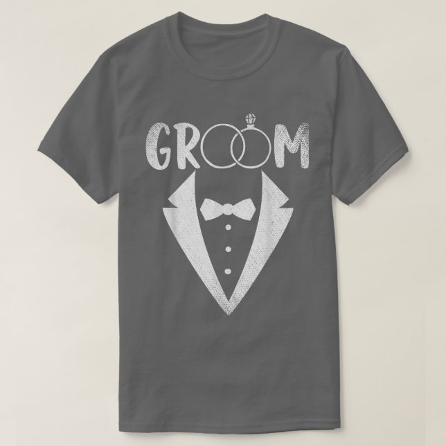 T-shirt Mariage de mariage de la salle de baccalauréat pou (Design devant)