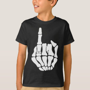 T-shirt Mariage de marié squelette tout juste marié gothiq