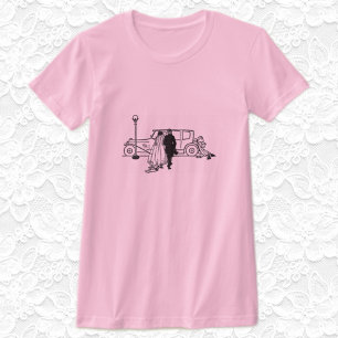 T-shirt Mariage de mariés des années 1920 