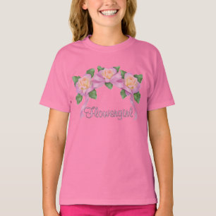 T-shirt Mariage de ruban rose - Flowgirl