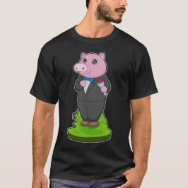 T-shirt Mariage de veste de chambre de porc