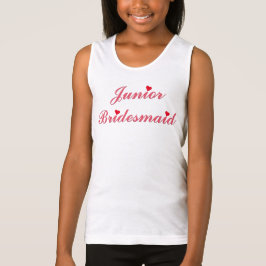 T-shirt Mariage Débardeur de Fête des mariées Junior Bride