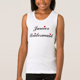 T-shirt Mariage Débardeur de Fête des mariées Junior Bride