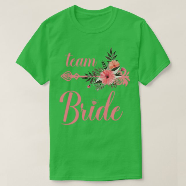 T-shirt Mariage d'équipe Mariage d'épouse célibataire céli (Design devant)