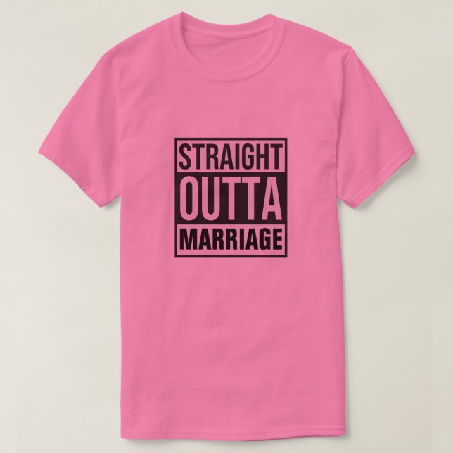 T-shirt mariage direct (Design devant)