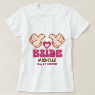 T-shirt Mariage drôle personnalisé