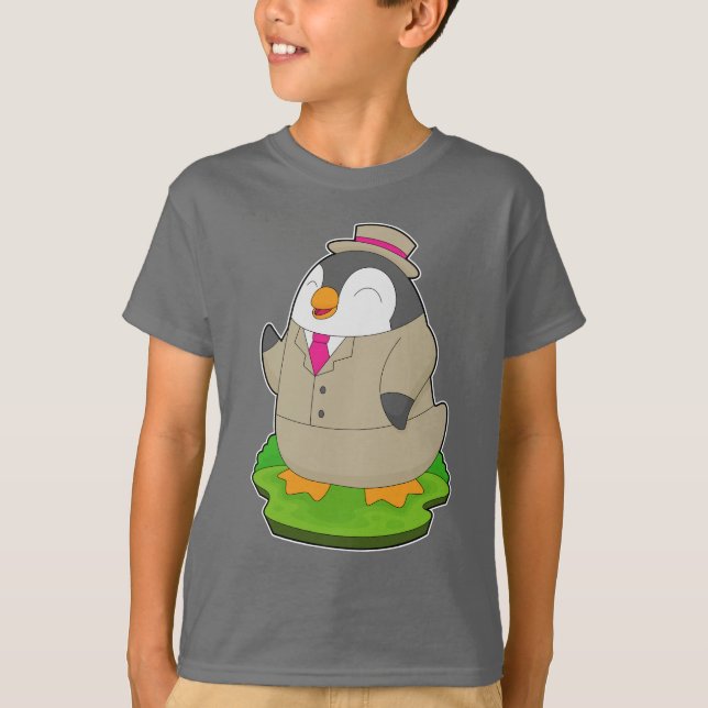 T-shirt Mariage en tenue de groom pingouin (Devant)