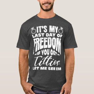 T-shirt Mariage Enterrement de vie de garçon du marié Homm