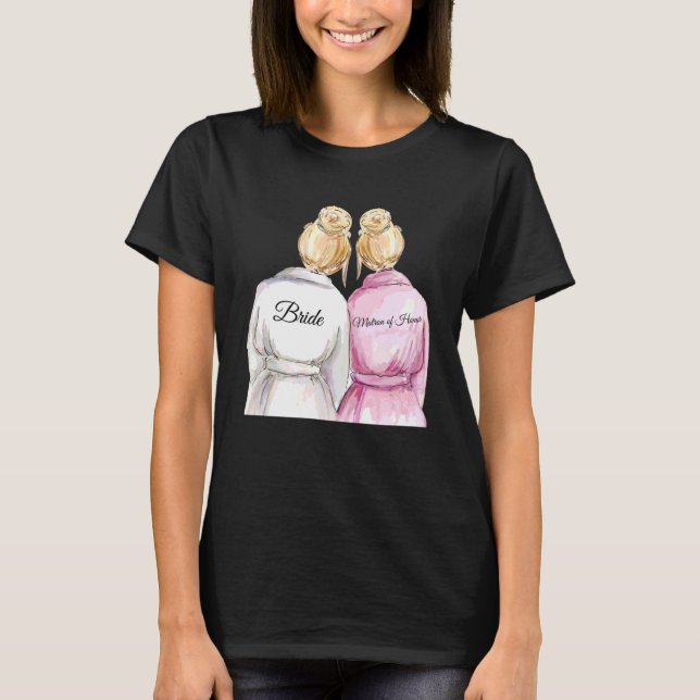 T-shirt Mariage et Fête des mariées Matrone d'honneur 8 (Devant)