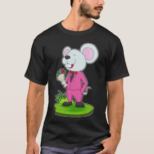T-shirt Mariage Fleur de chambre de la souris