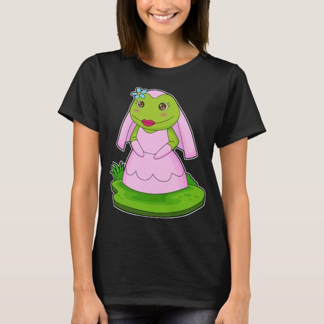 T-shirt Mariage Fleur de Mariée Grenouille (Devant)