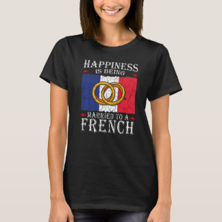 T-shirt Mariage français France République Racines Drapeau