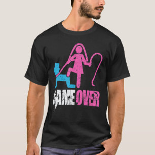 T-shirt Mariage Game Over Mariée et Marié Enterrement de V