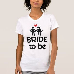 T-shirt Mariage Gay Blanc Mariage Chemise Épouse Pour Femm